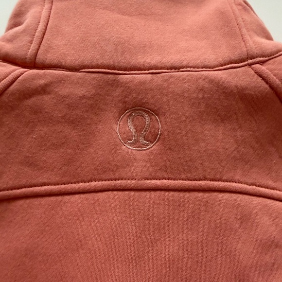 NWT Lululemon athletica Peach Half-Zip Sweatshirt Size 4 - Picture 4 of 4